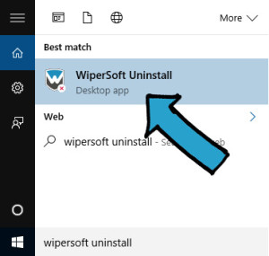 remove wipersoft windows 10