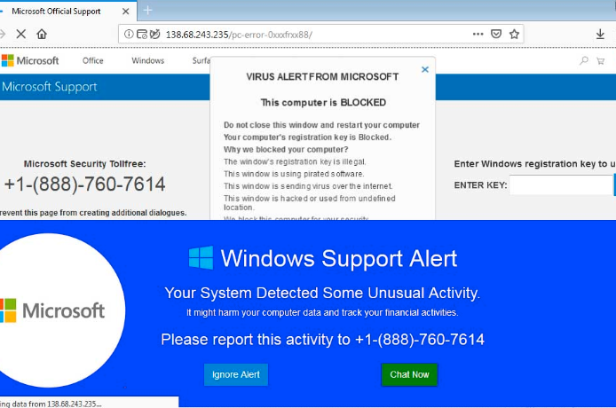 fake microsoft tech support phone number to call