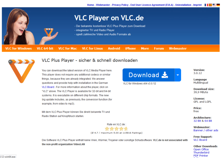 vlc player website